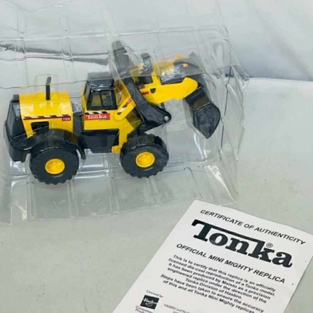 Tonka Mini Mighty 728 Bulldozer Replica Maisto Hasbro 2001 #762898 SIZE 5" New N